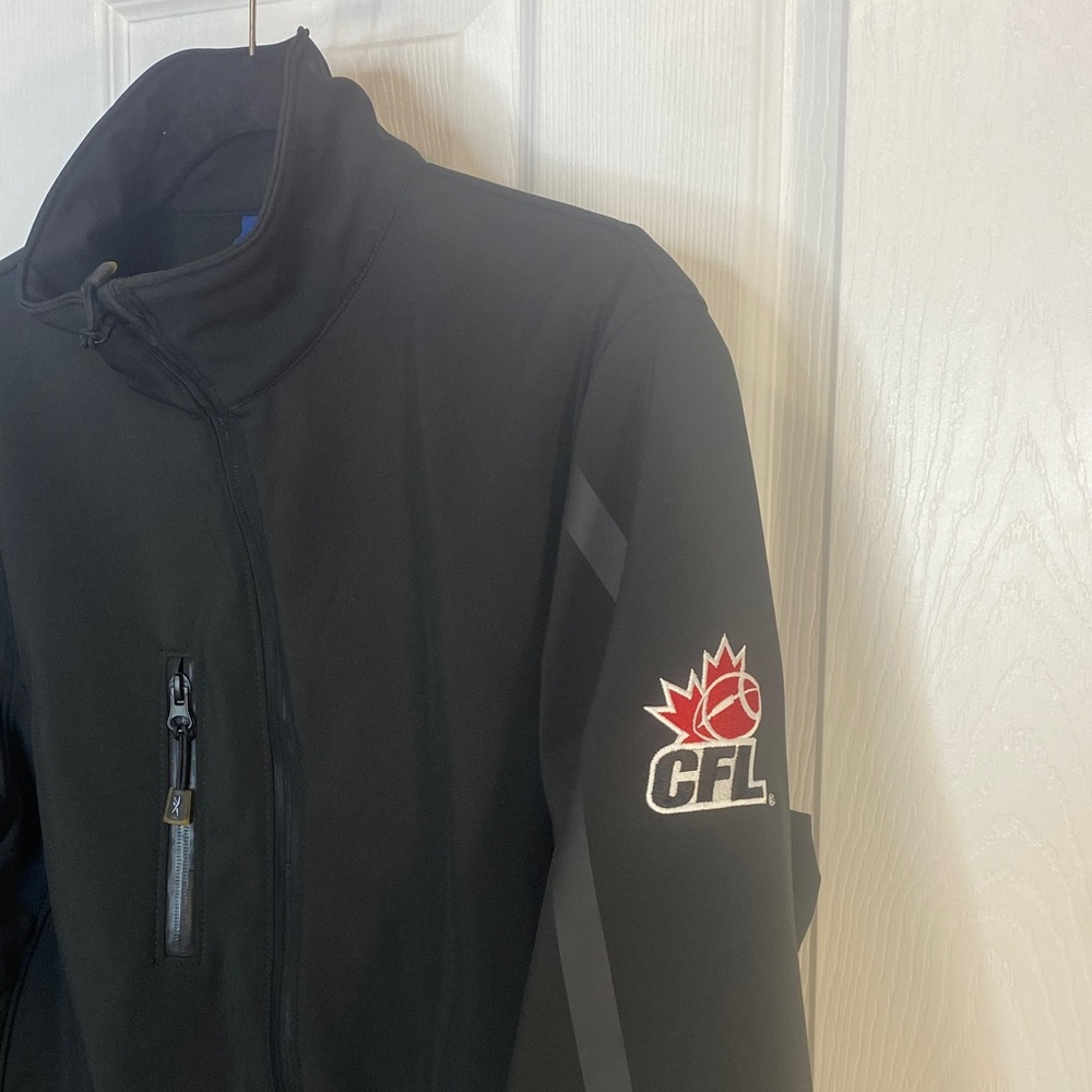 Reebok Black CFL Logo Performance Zip Jacket Men's M - Picture 2 of 16